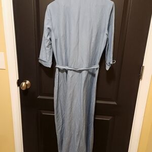 Talbots Light Blue Shirt Dress Size 8P